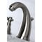 Kingston Brass KB988AKL Duchess Widespread Bathroom Faucet W/ Plastic Pop-Up, Nickel KB988AKL - alternate 3
